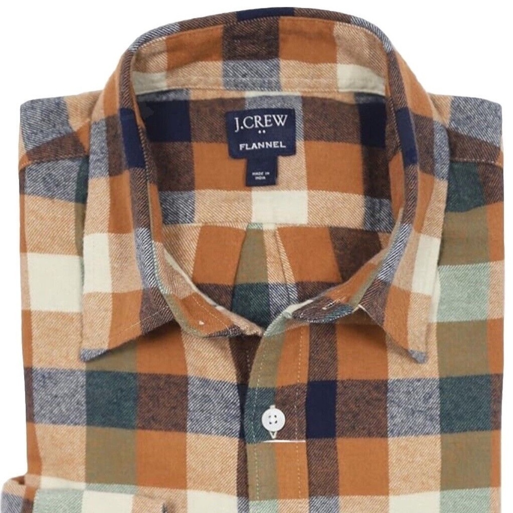 J.Crew Buffalo Check Flannel Shirt, Size XS, Classic Fit. NWT $79.50